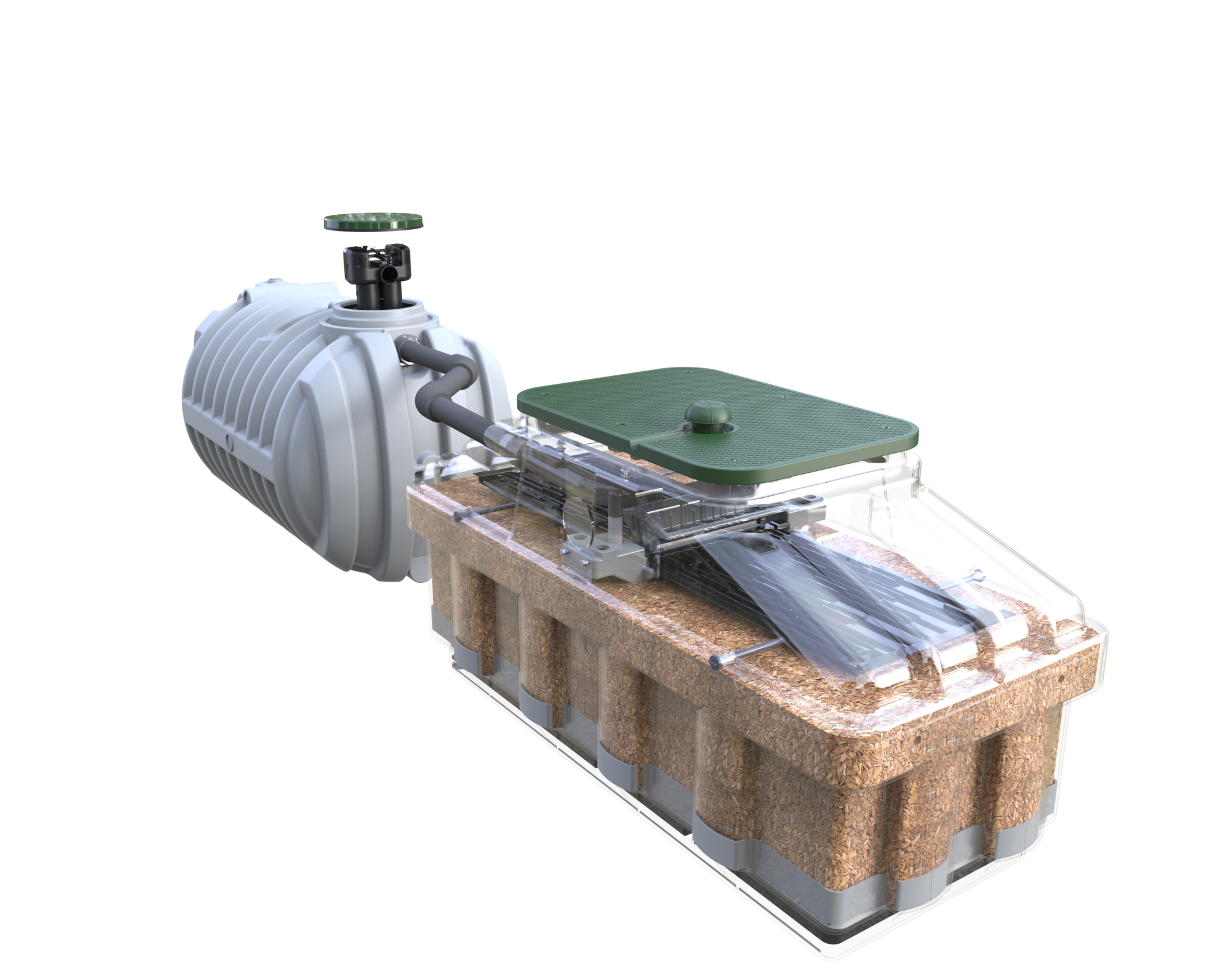4 Person Septic Tank Conversion Kit/Wastewater Treatment System ...
