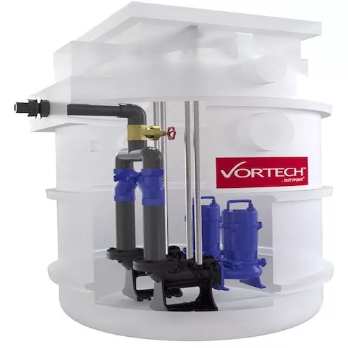 Dutypoint Vortech regular pumping station