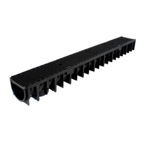 Lite Aqua 100 1Mtr Channel 92mm Depth – A15 Composite InterLock Grate Black