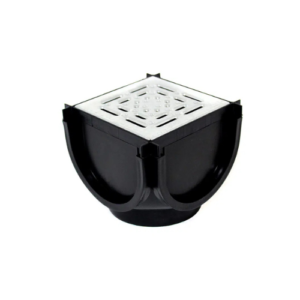 Lite Aqua 100 Corner Unit 92mm Depth A15 Galvanised Slotted Grating
