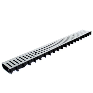 Lite Aqua 100 Shallow 1Mtr Channel – 45mm Depth – A15 Galvanised Slotted Grate