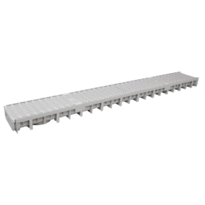 Lite Aqua 100 Shallow 1Mtr Channel 55mm Depth – A15 Composite InterLock Grate Grey