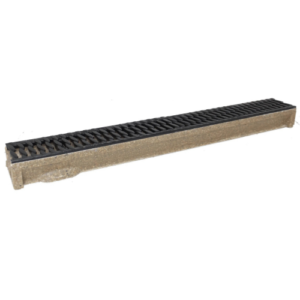 Polycon-Self 100 Channel Drain B125 Ductile Iron Oval Slotted Grate – 80mm