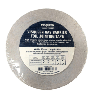 Visqueen Gas Resistant Foil Lap Tape, 75mm x 50m