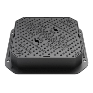 MaxiGrip D400 450 x 450 x 100mm Ductile Iron Double Triangular Manhole Cover
