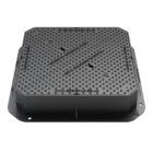 675x675x150mm D400 ductile iron solid top manhole cover DU084