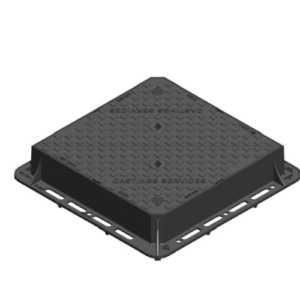 Highways Ductile Iron Manhole Cover 675mm x 675mm x 150mm - D400