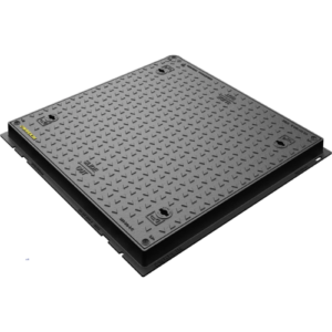 900 x 900 x 75mm B125 Wrekin Safeseal ductile iron manhole cover