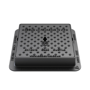 Easy Seal C250 300 x 300 x 70mm Ductile Iron Solid Top Manhole Cover (DU089)