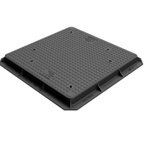 E600 Ductile Iron Manhole Cover & Frame – 1200mm x 1200mm x 100mm (Solid)