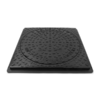 Close-up of 450mm square A15 inspection chamber cover showing slip-resistant surface