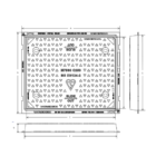 Wrekin DMS1C3/7560/K Technical Drawing