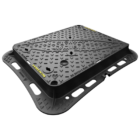 750 x 600mm D400 highway ductile iron manhole cover with rectangular frame
